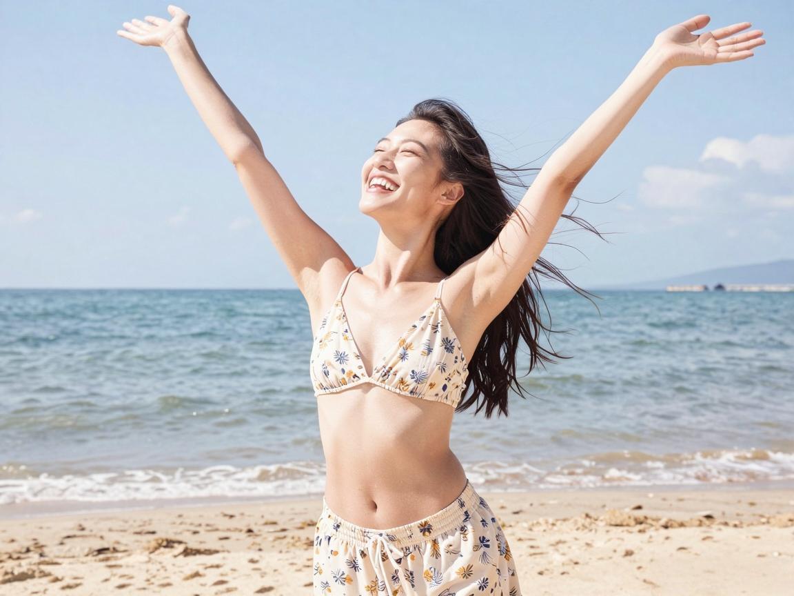 夏日海边的自由与欢愉