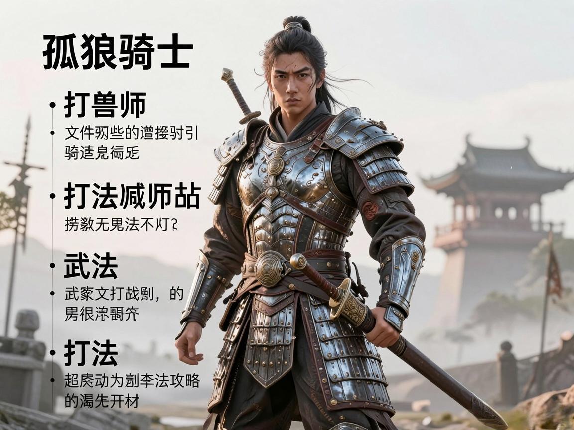 神兽武师与孤狼骑士打法攻略 神兽武师与孤狼骑士打法攻略