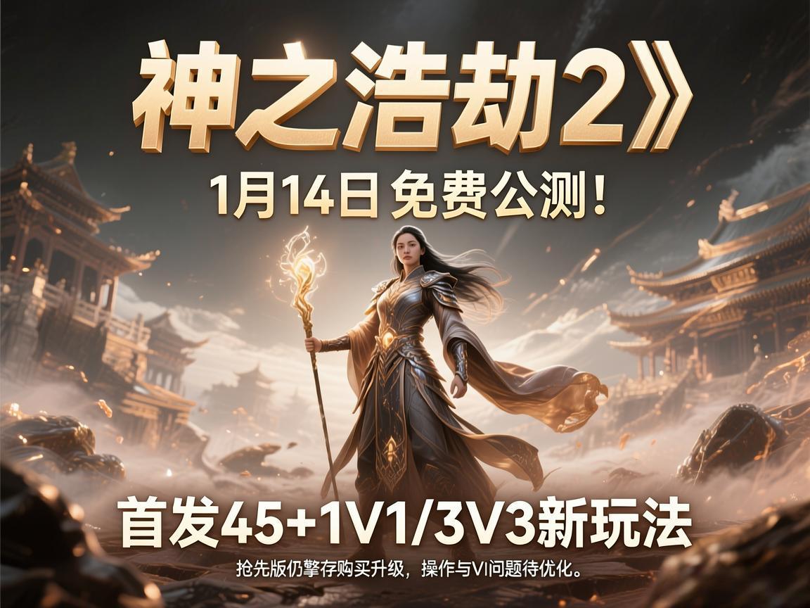 《神之浩劫2》1月14日免费公测 《神之浩劫2》1月14日免费公测