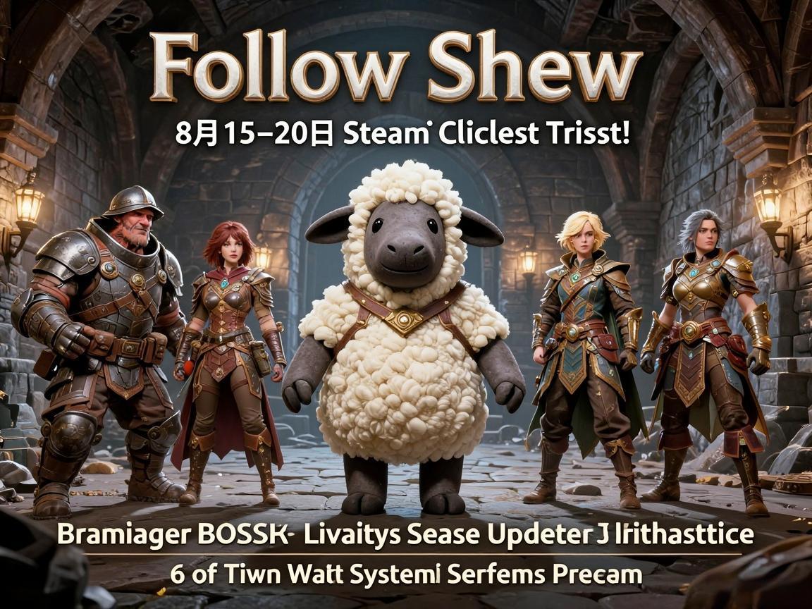《Follow Sheep》8月15日开启封测 《Follow Sheep》8月15日开启封测