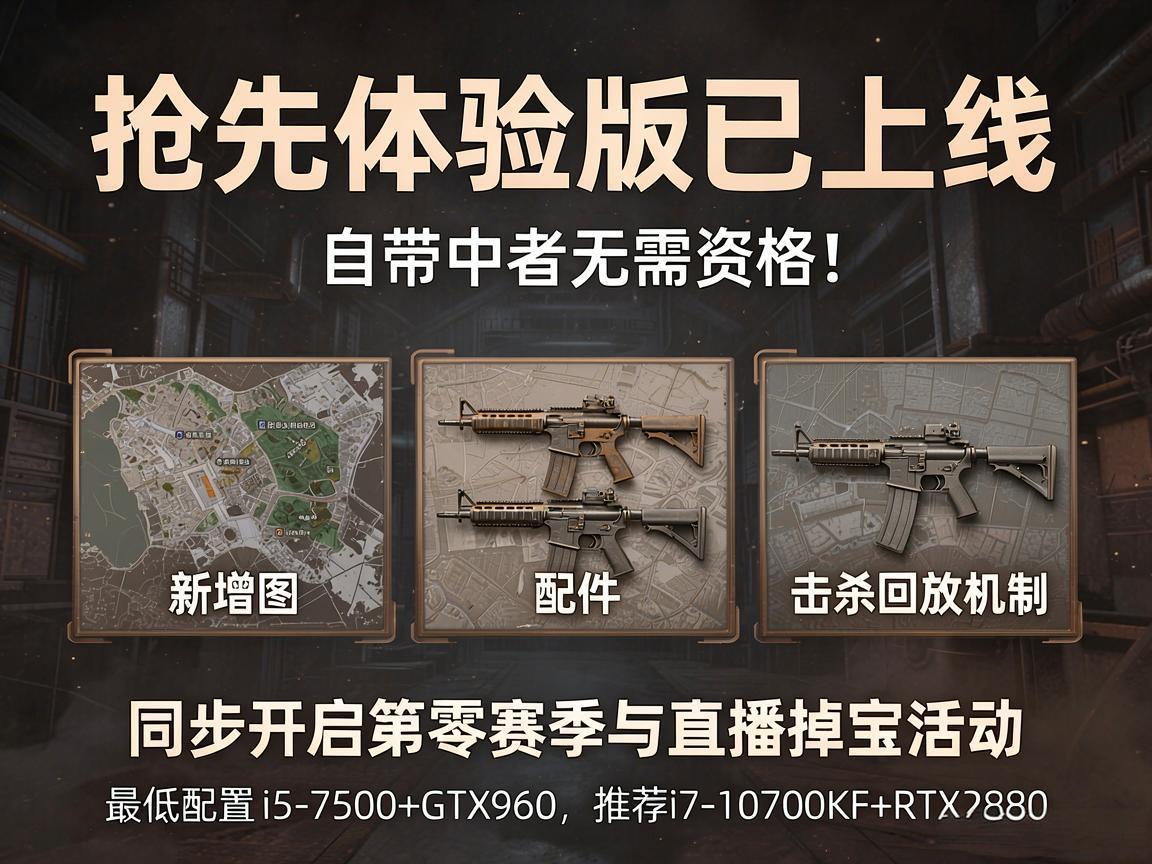 暗区突围无限抢先上线 暗区突围无限抢先上线