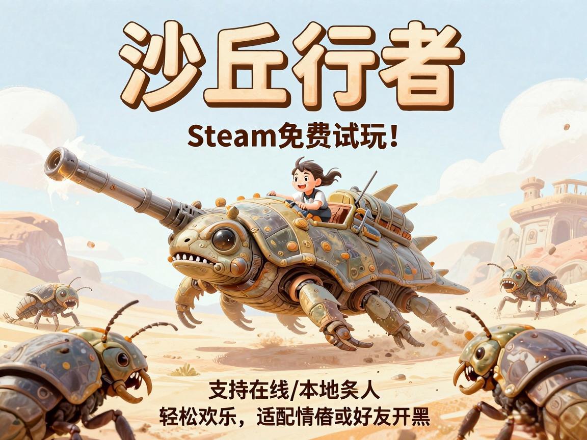 《沙丘行者》试玩上线:萌系沙海合作冒险 《沙丘行者》试玩上线:萌系沙海合作冒险