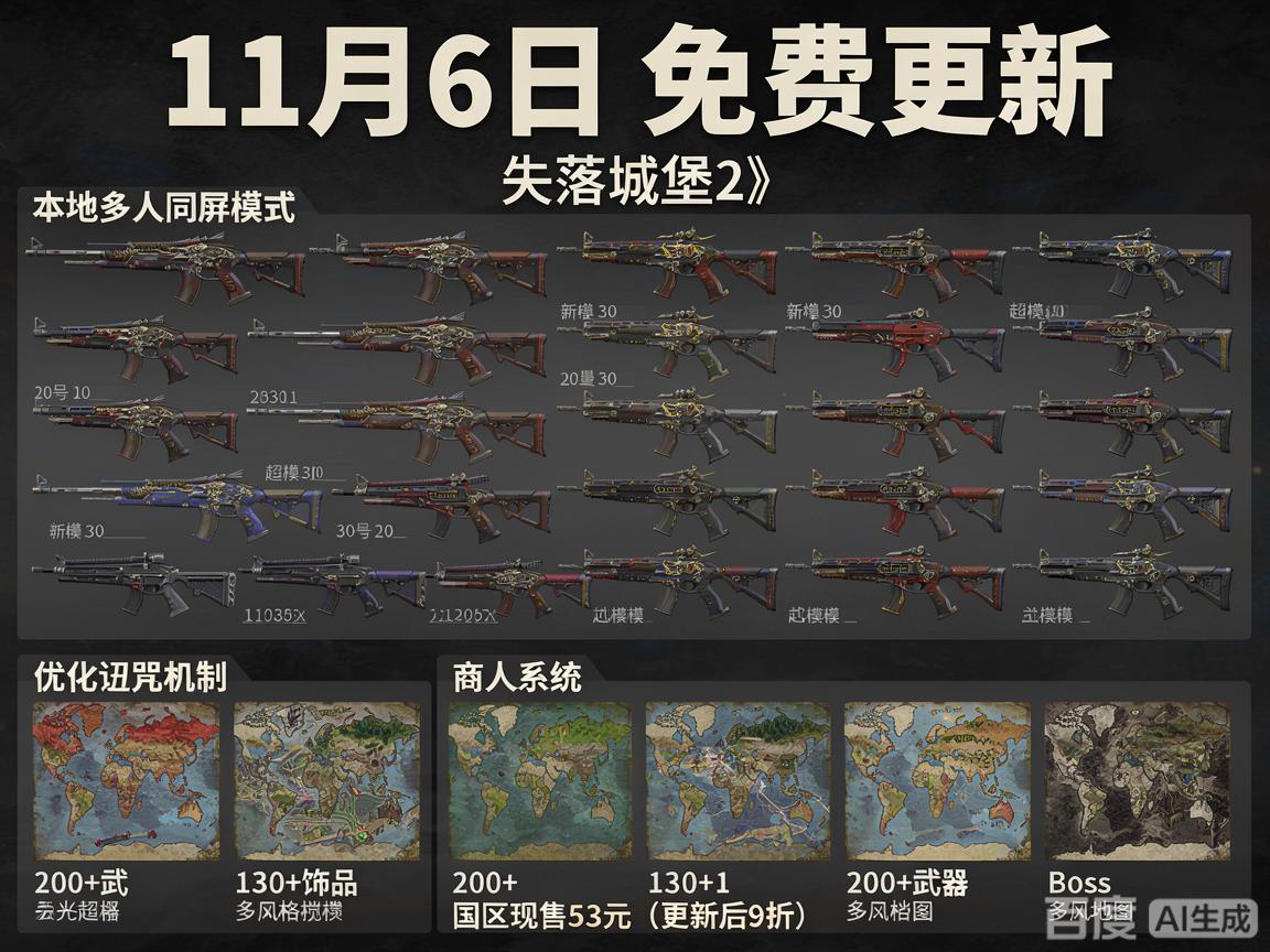 《失落城堡2》11月6日免费更新 《失落城堡2》11月6日免费更新