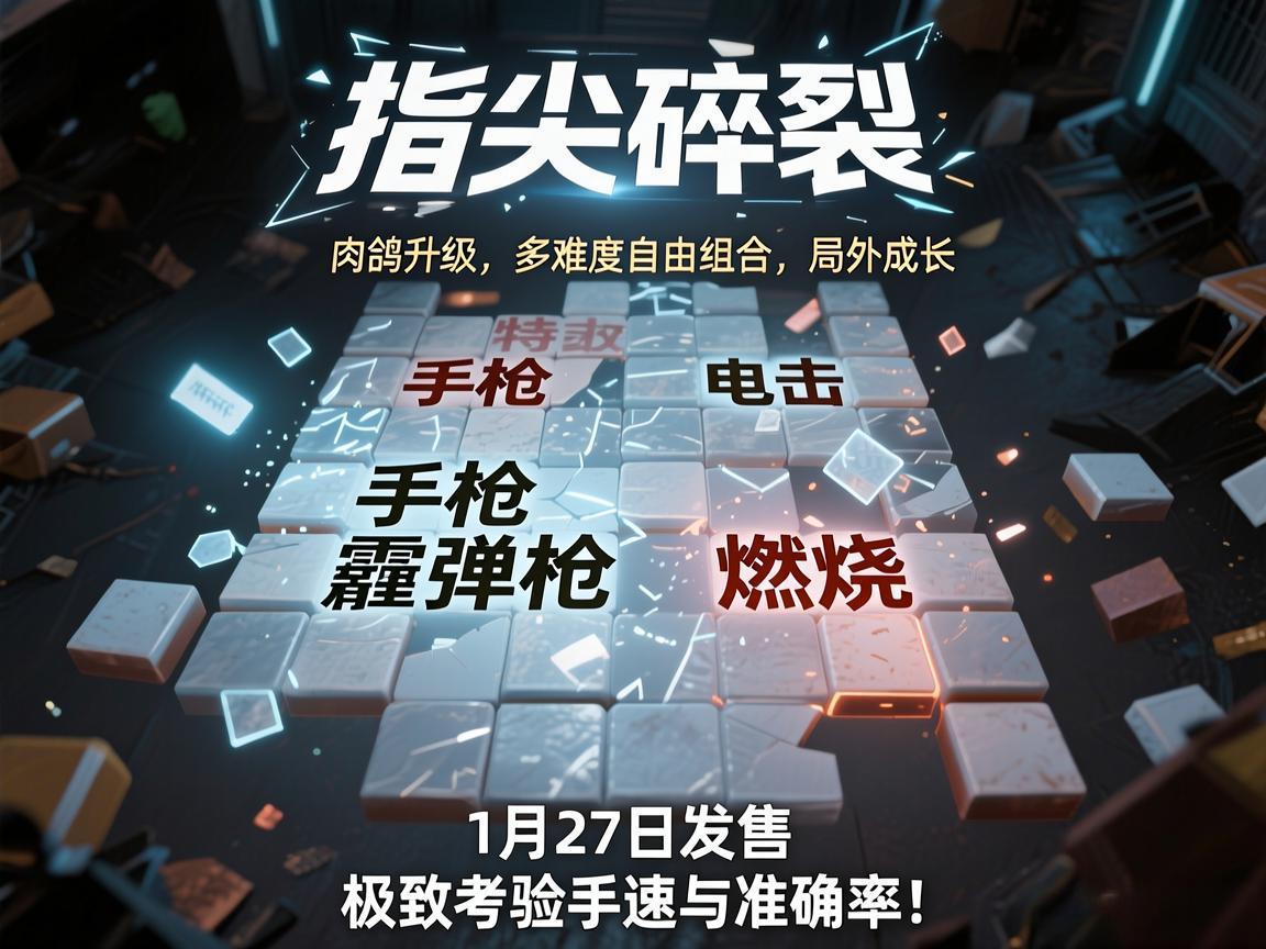 《指尖碎裂》:打字射击新游 《指尖碎裂》:打字射击新游